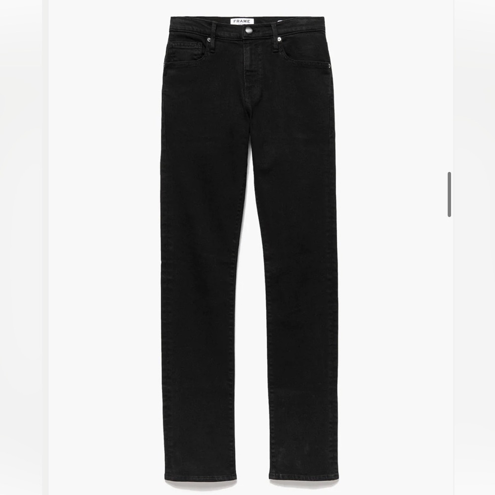 Frame l'homme skinny Noir Denim Jean Size 30 New With Tag.